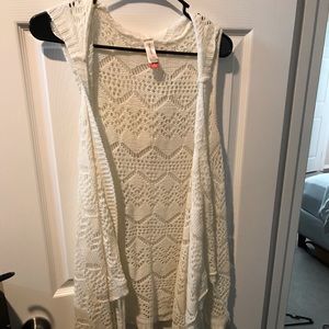 Cream Knit Vest